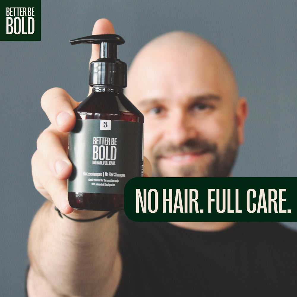 Glatzenshampoo | No Hair Shampoo Glatzenpflege BetterBeBold