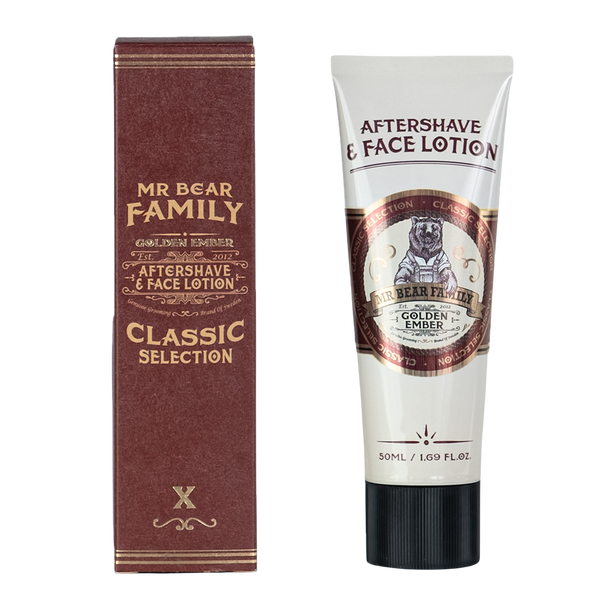 Aftershave & Face Lotion Golden Ember 50ml After Shave Mr Bear Family