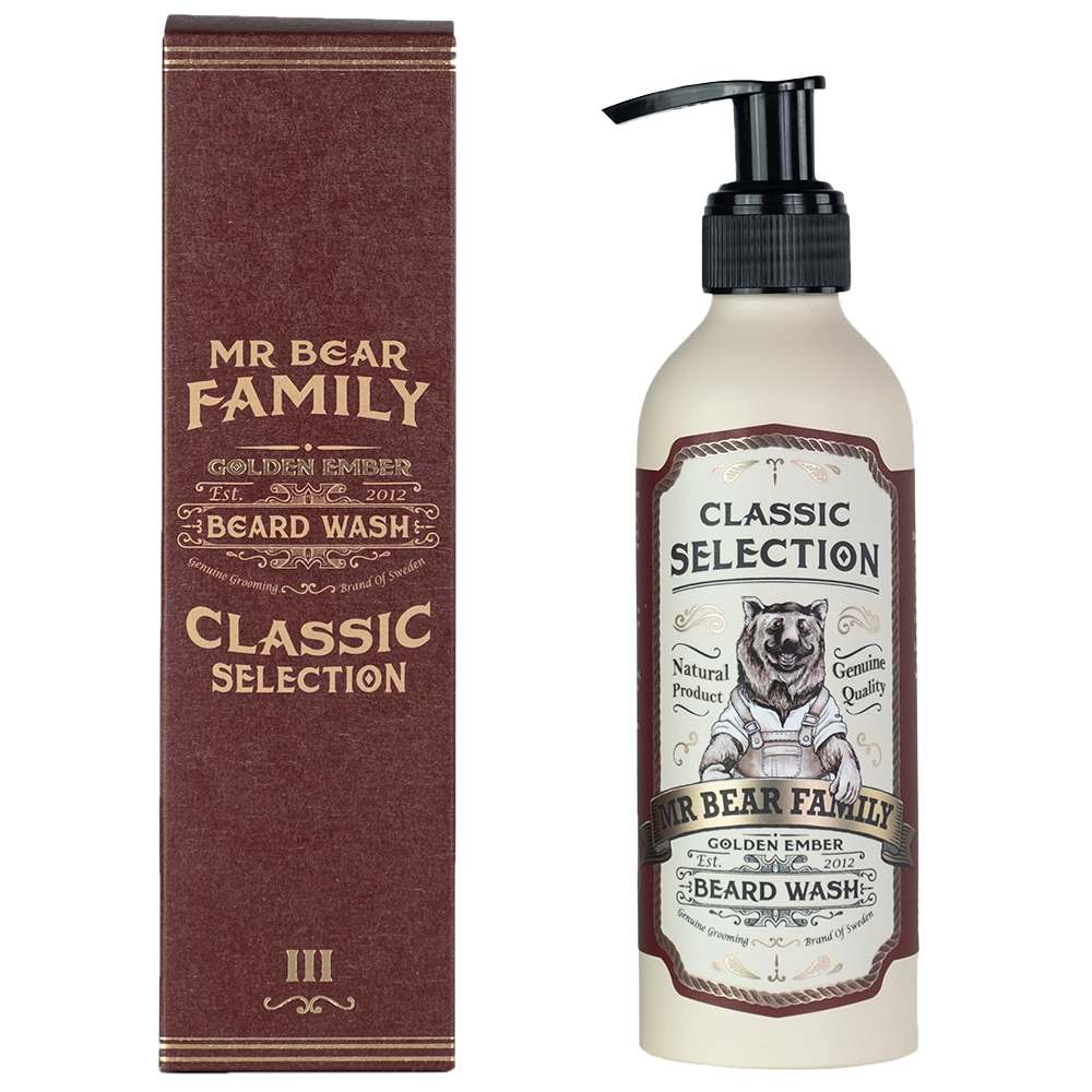 Bartseife Golden Ember 200ml Bartshampoo Mr Bear Family