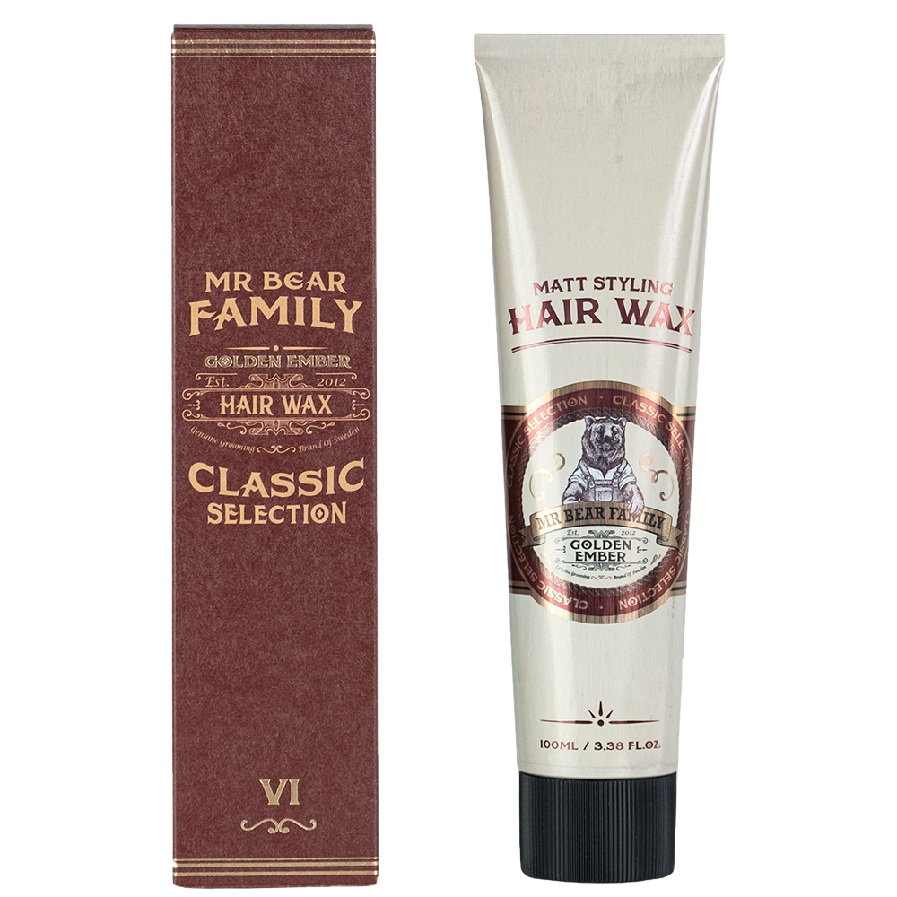 Haar Wachs Golden Ember  100ml Haarwachs Mr Bear Family