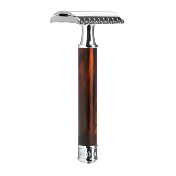 Rasierhobel Traditional Tortoise Rasierhobel Muhle - Hans-Jürgen Müller GmbH & Co. KG Offener Kamm R103 -  Künstliche Schildkröte