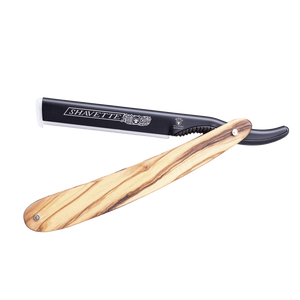 Shavette Dovo Olive wood Rasiermesser mit Wechselklinge Dovo