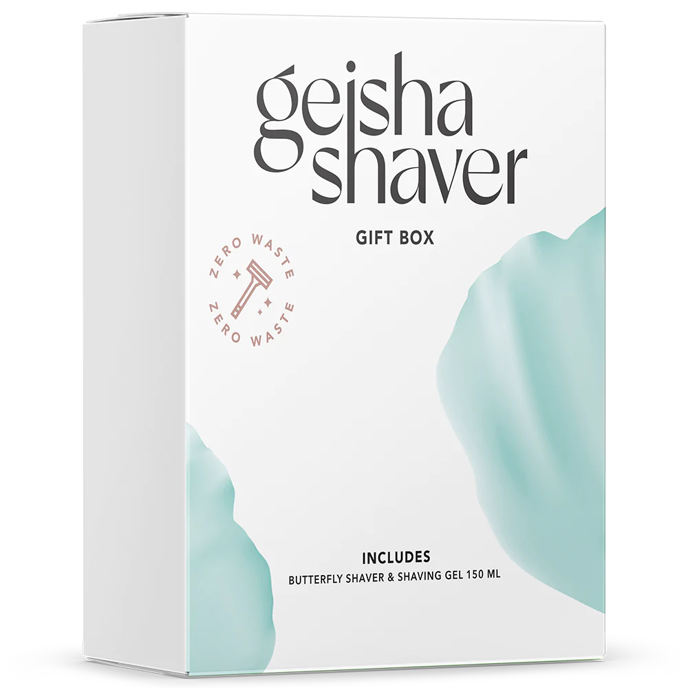 Geisha Shaver Geschenk Box Rasur Set Dick Johnson