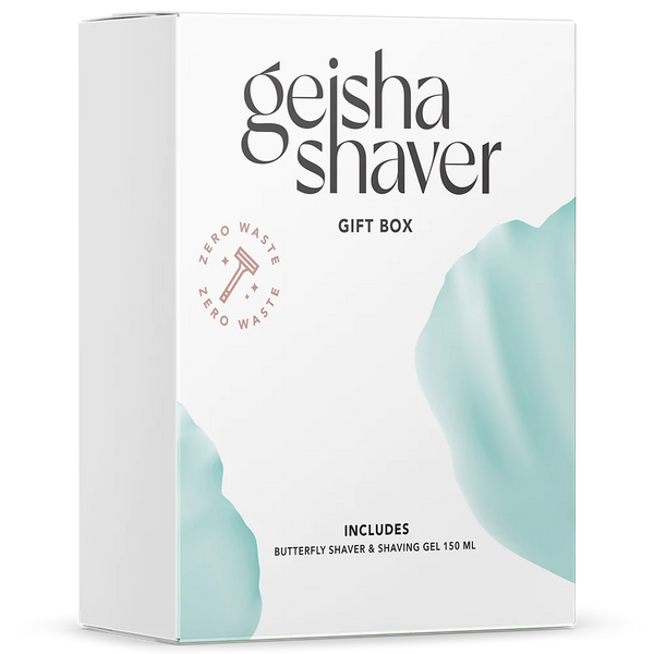 Geisha Shaver Geschenk Box Rasur Set Dick Johnson