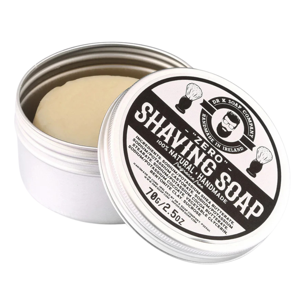 Rasierseife Zero Geruchsneutral 70g Rasiercreme & Rasierseife Dr K Soap
