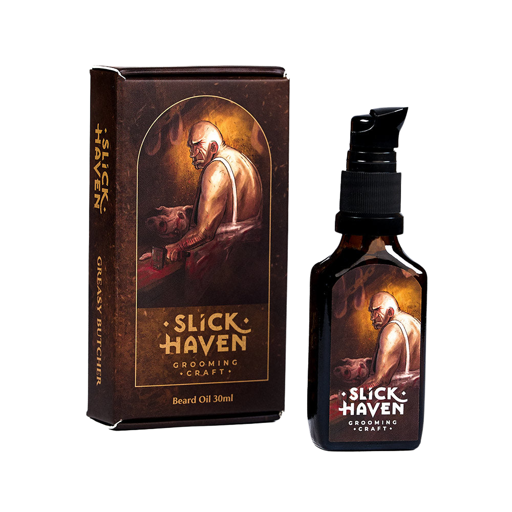 Bartöl Greasy Butcher 30ml Bartöl Slickhaven   