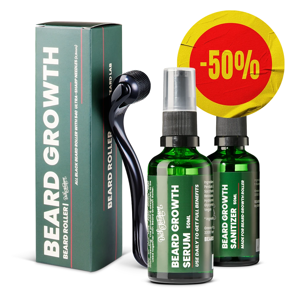 Beard Growth Set Bartwachstum Dick Johnson
