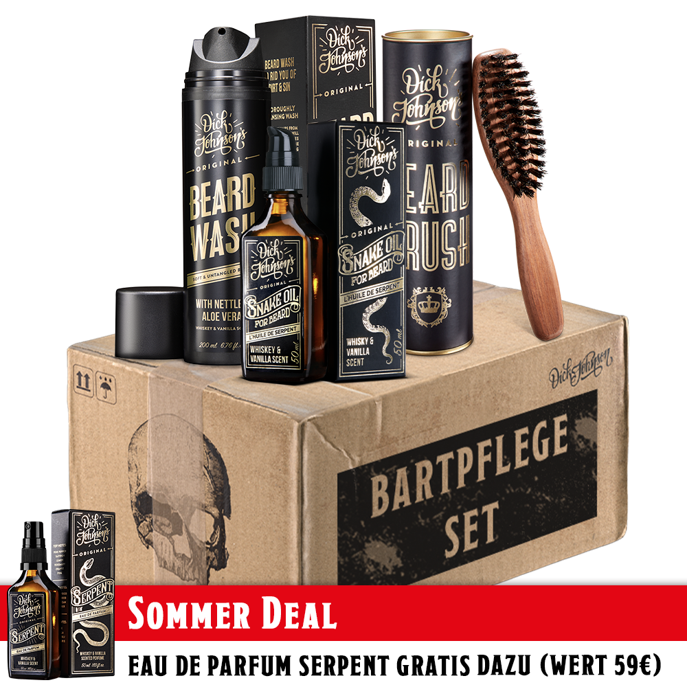 Dick Johnson Bartpflege Set - Neukunden Deal Bartpflege Aktion Dick Johnson