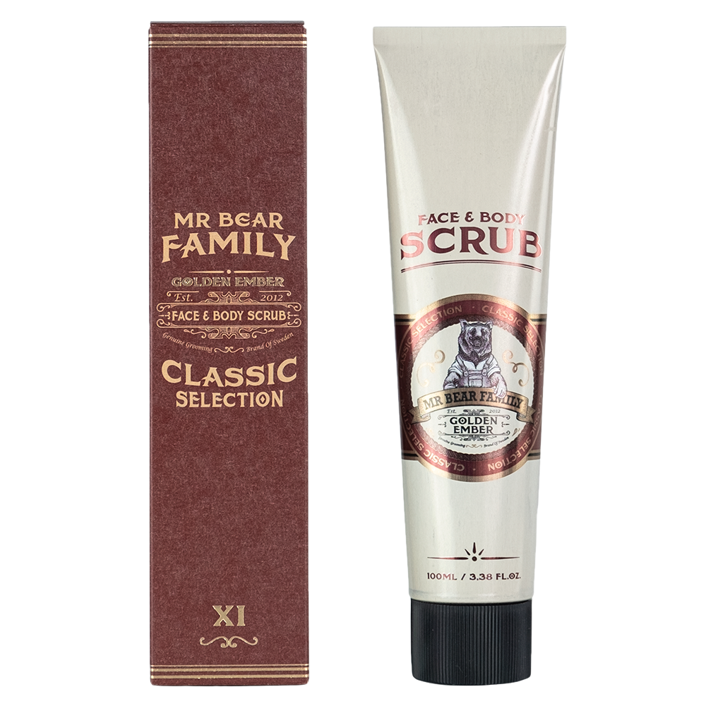 Face & Body Peeling Golden Ember 100ml Gesichtscreme & Serum Mr Bear Family   