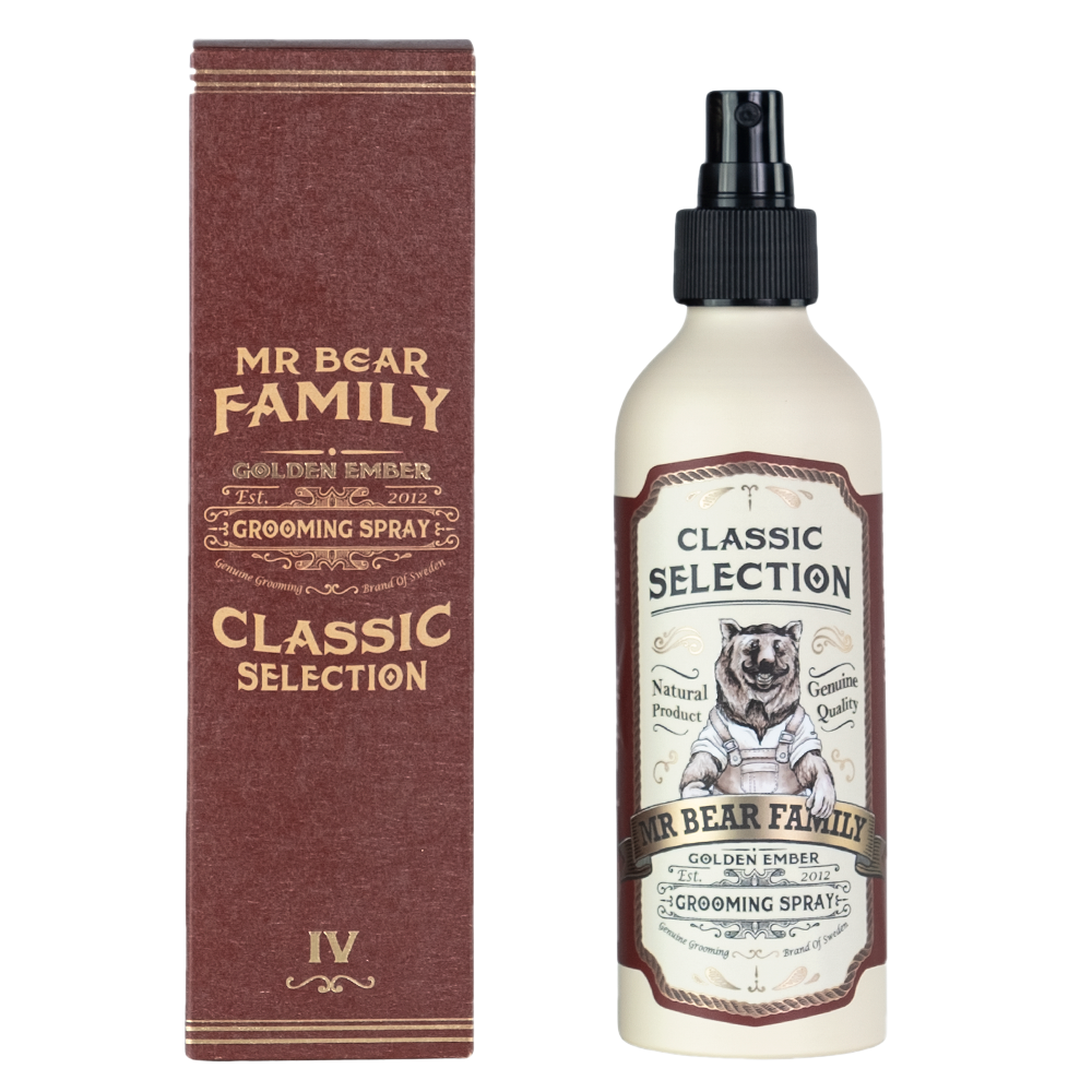 Grooming Spray Golden Ember  200ml Texture Sprays & Tonics Mr Bear Family   