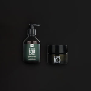 Geschenkbox für glückliche Glatzen Glatzenpflege BetterBeBold   