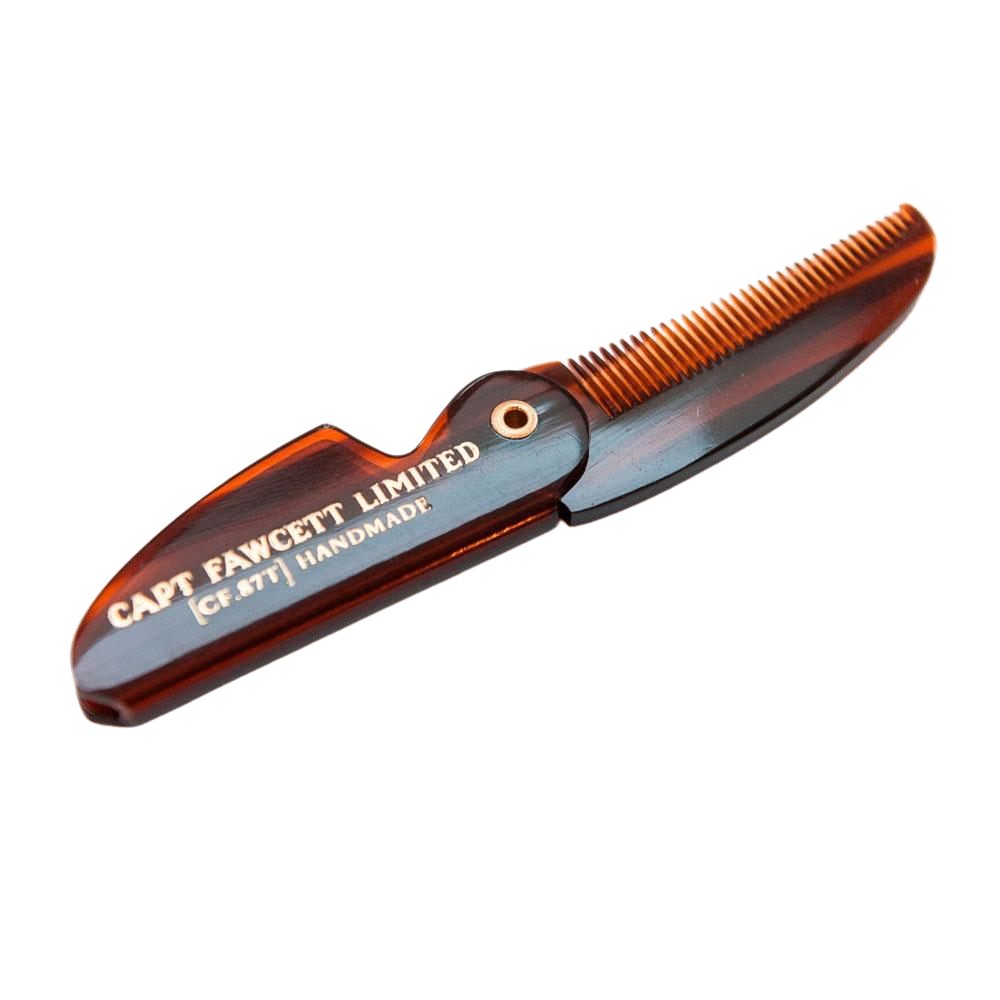 Schnurrbart Wachs und Kamm Bartpflege Set Captain Fawcett