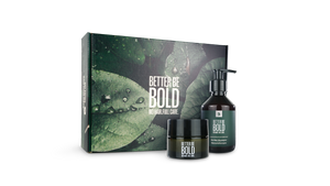 Geschenkbox für glückliche Glatzen Glatzenpflege BetterBeBold   